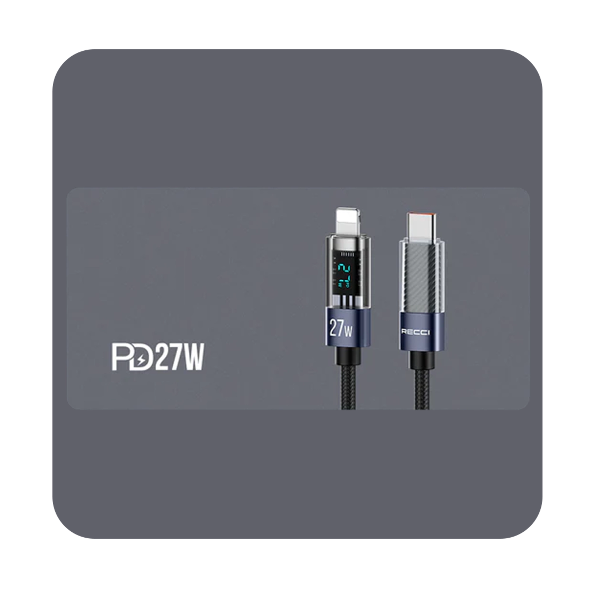 کابل فست شارژ USB-C به لایتنینگ رسی مدل RS16CL