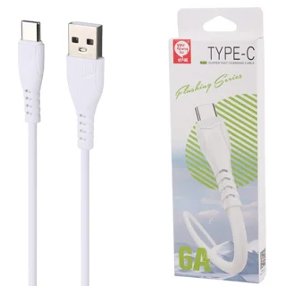کابل تایپ سی فست شارژ 6 آمپر You Shenq Ku K-62 طول 1 متر